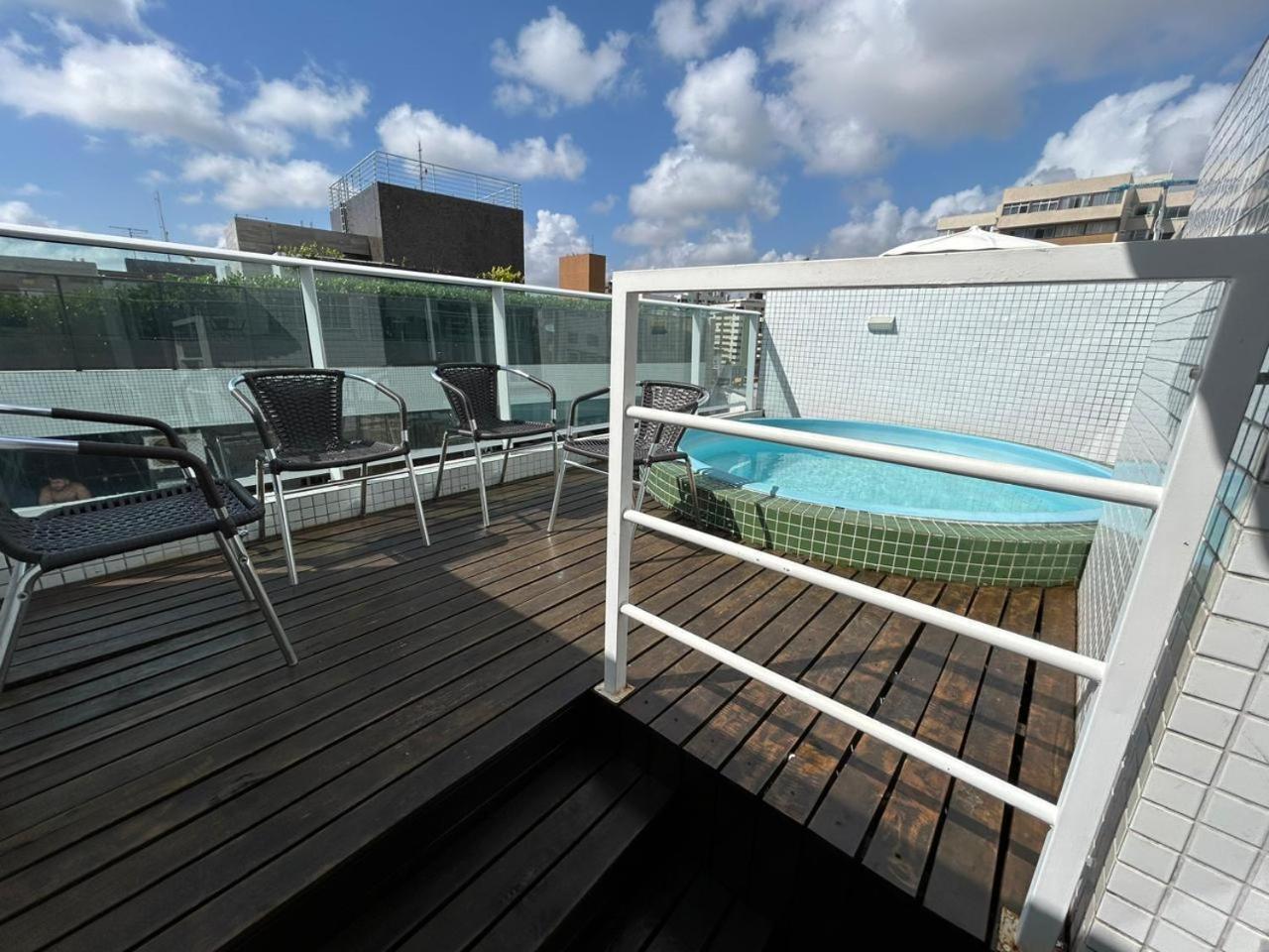 João Pessoa Flat 502 Com Piscina Privativa - 02 Quartos מראה חיצוני תמונה