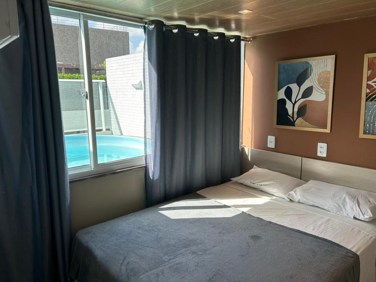 João Pessoa Flat 502 Com Piscina Privativa - 02 Quartos מראה חיצוני תמונה